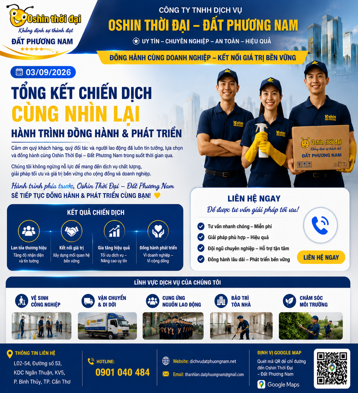 Tổng Kết Chiến Dịch Tháng 08/2026 | Oshin Thời Đại – Đất Phương Nam Đồng Hành Phát Triển